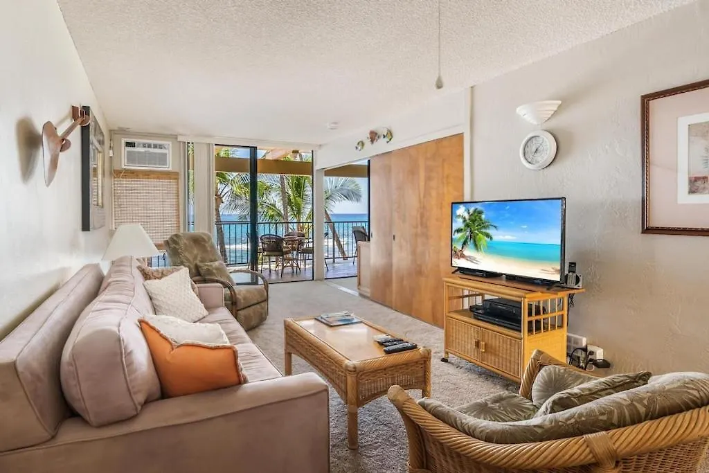 Prázdninový dům New Top Hawaii Oceanfront 2Br/2Br With White Sand Beach-Kona Bali Kai 206 Kailua-Kona
